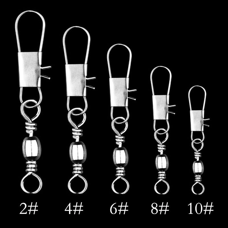 Barrel Swivel Connecting Ring, Figure-8 Ring Buckle, Fishing Tackle Accessories