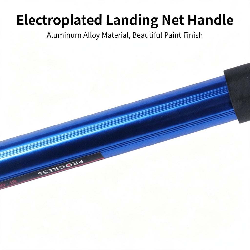 Portable Folding Fishing Net - Aluminum Alloy Triangle Landing Net with Telescopic Pole