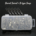 Barrel Swivel Connecting Ring, Figure-8 Ring Buckle, Fishing Tackle Accessories