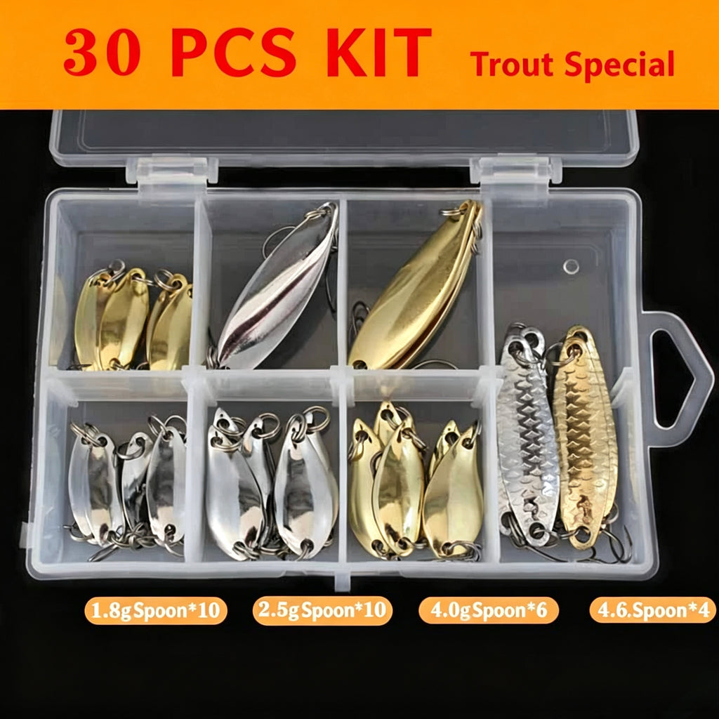 Mini Spinner Lure Set – Perfect for Catching Small Fish