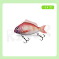 3D-Printed Seabream VIB Hard Lure Realistic Painted Bionic Fishing Lure